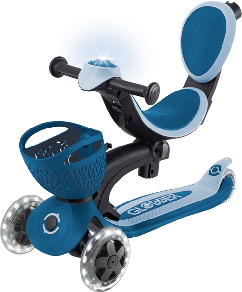 Globber Scooter Go-Up Baby Lights 360 Dark Blue