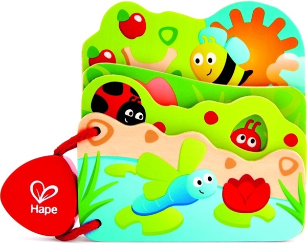 Hape Baby's Bug Book - Βιβλιαράκι Μελισσούλας