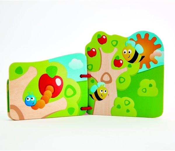 Hape Baby's Bug Book - Βιβλιαράκι Μελισσούλας