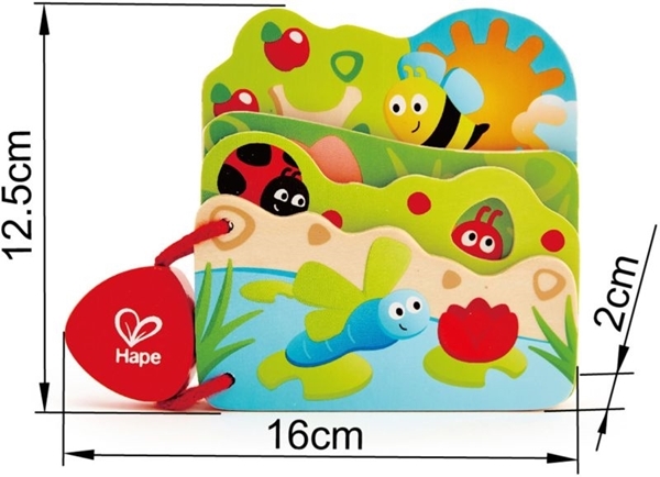 Hape Baby's Bug Book - Βιβλιαράκι Μελισσούλας