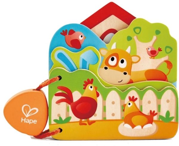 Hape Baby's Farm Animal Book - Βιβλιαράκι Φάρμας