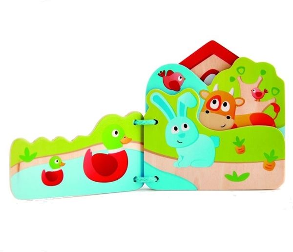 Hape Baby's Farm Animal Book - Βιβλιαράκι Φάρμας