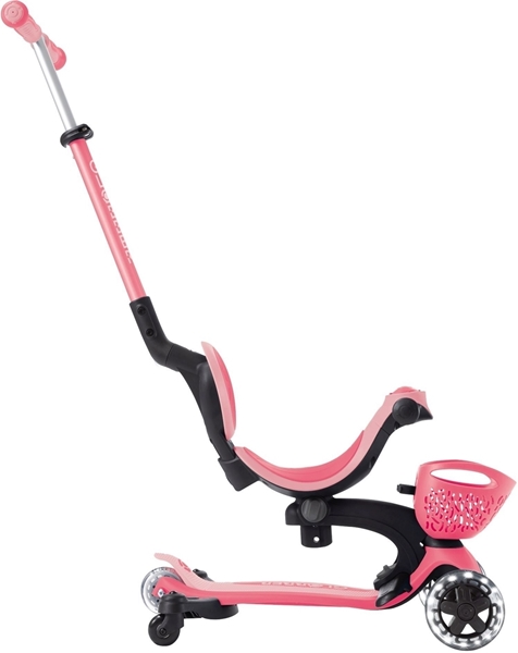 Globber Scooter Go-Up Baby Lights 360 Coral Pink