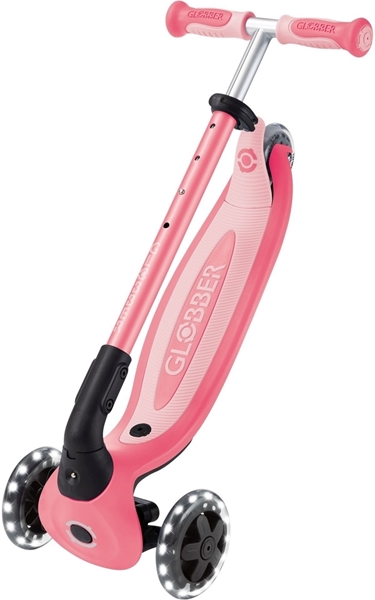 Globber Scooter Go-Up Baby Lights 360 Coral Pink