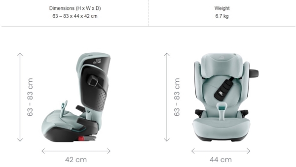 Picture of Britax Κάθισμα Αυτοκινήτου Kidfix Pro Lux i-Size 15-36kg. Linen Grey