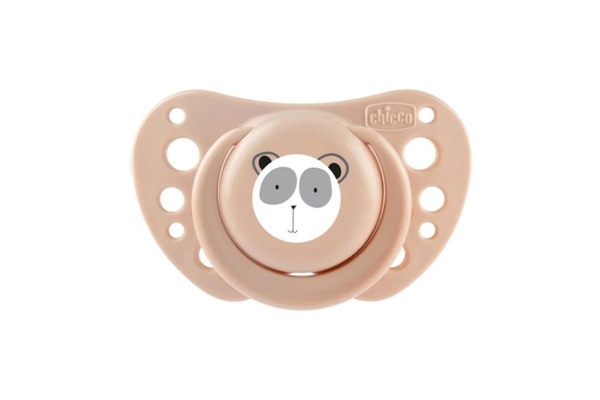 Chicco Πιπίλα Physio Air Μπεζ-Ροζ 0-6m (2τμχ)