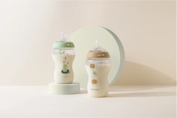 Tommee Tippee Μπιμπερό Natural Start Μέτριας Ροής 340ml με σχέδιο (2τμχ) 3m+