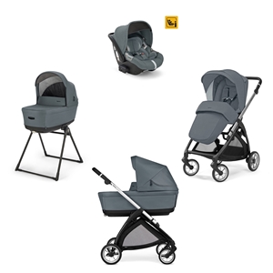 Picture of Inglesina Σύστημα Μεταφοράς Electa Quattro με Darwin Union Grey/Silver Black