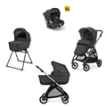 Inglesina Σύστημα Μεταφοράς Electa Quattro με Darwin Upper Black/Iridium Black