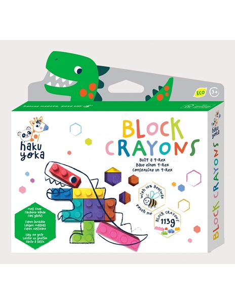 Picture of Haku Yoka Κηρομπογιές/Τουβλάκια Block Crayons Rex